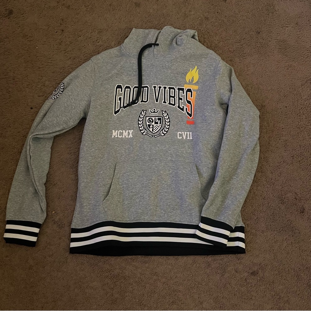 Varsity Style Drawstring hoodie